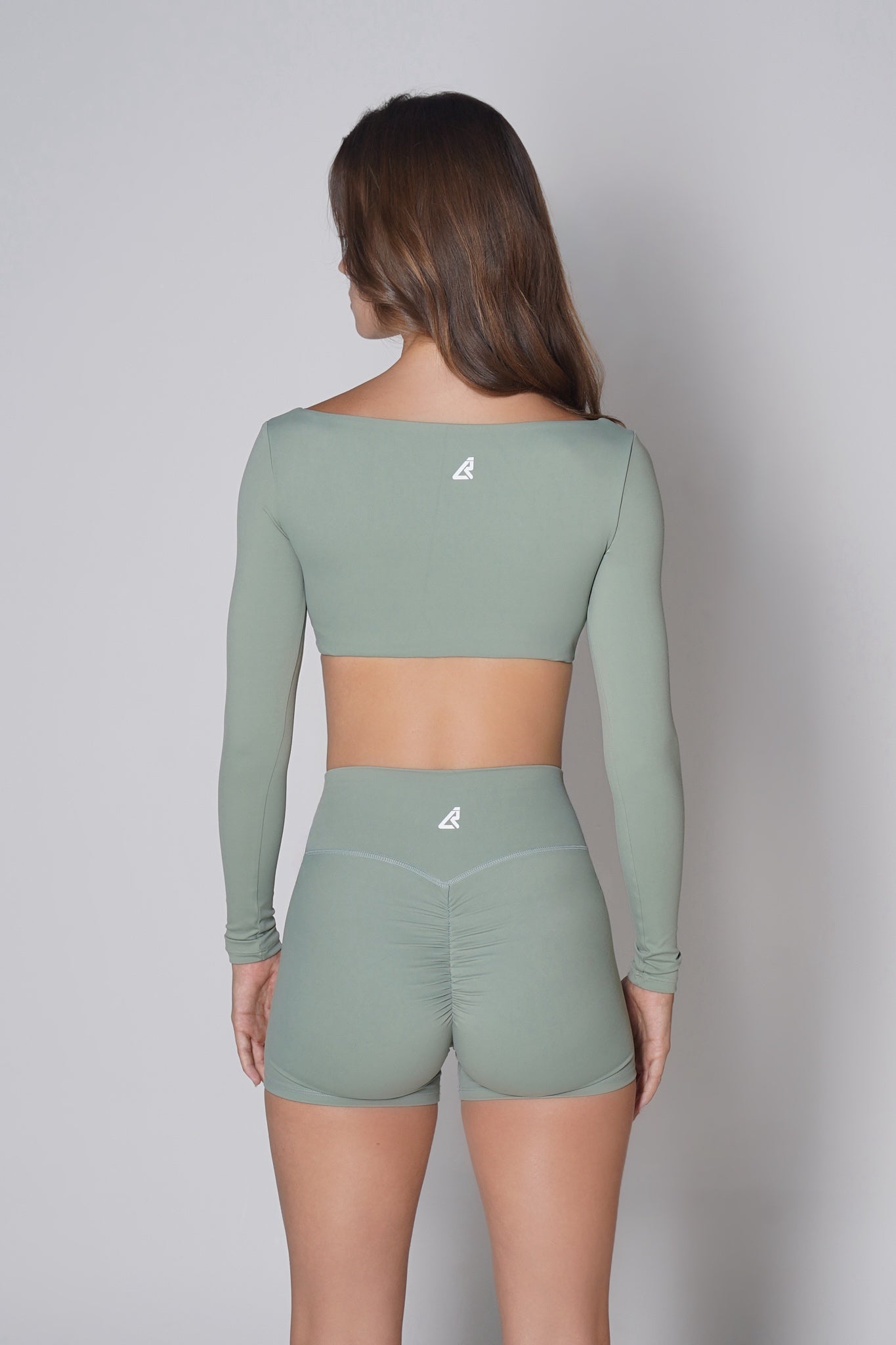 BLAIRE SCULPT LONG SLEEVE CROP